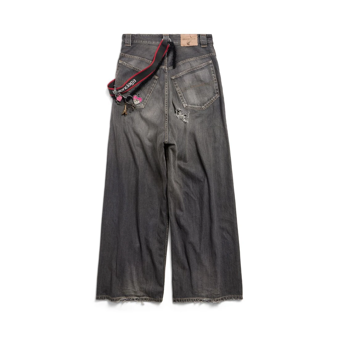 【预售】 巴黎世家 25春夏 男士 休闲裤 Men's Charms Baggy Pants in Dark Grey 831693TSW671441  商品