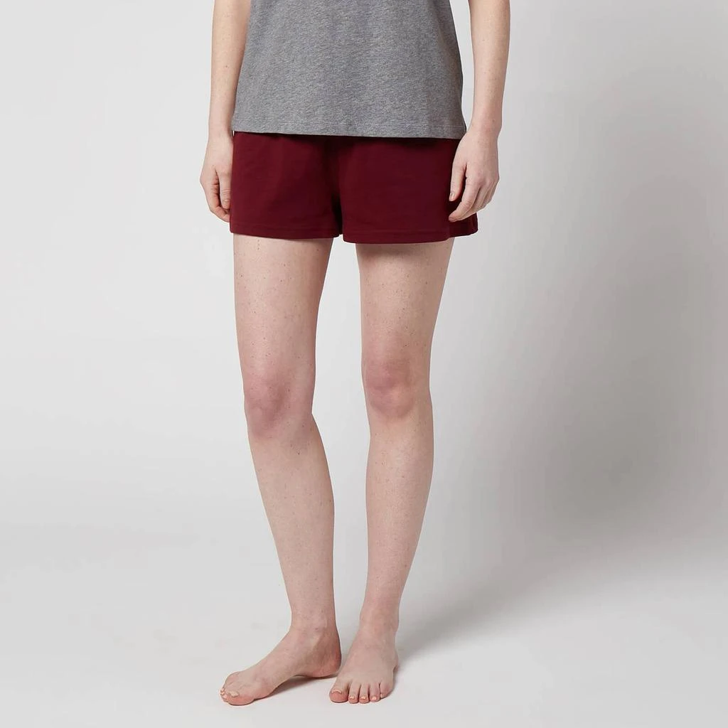 商品Tommy Hilfiger|Tommy Hilfiger Women's Sustainable T-Shirt And Shorts Set - Medium Grey HT/Deep Rouge,价格¥273,第4张图片详细描述