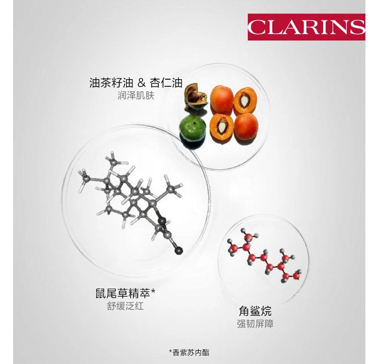 商品Clarins|Clarins娇韵诗舒缓调理精华油30ml 色修小白瓶,价格¥828,第5张图片详细描述