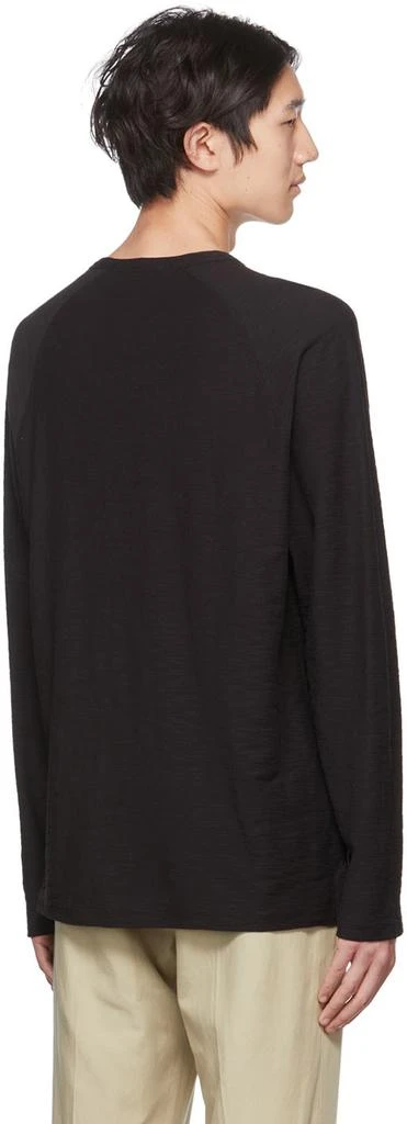 商品Vince|Black Pocket Long Sleeve T-Shirt,价格¥292,第3张图片详细描述