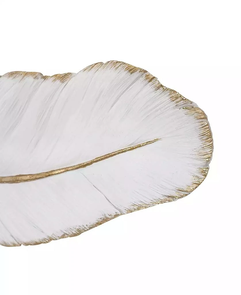 商品CosmoLiving|by Cosmopolitan White Eclectic Polystone Wall Decor, 7" x 31",价格¥652,第3张图片详细描述