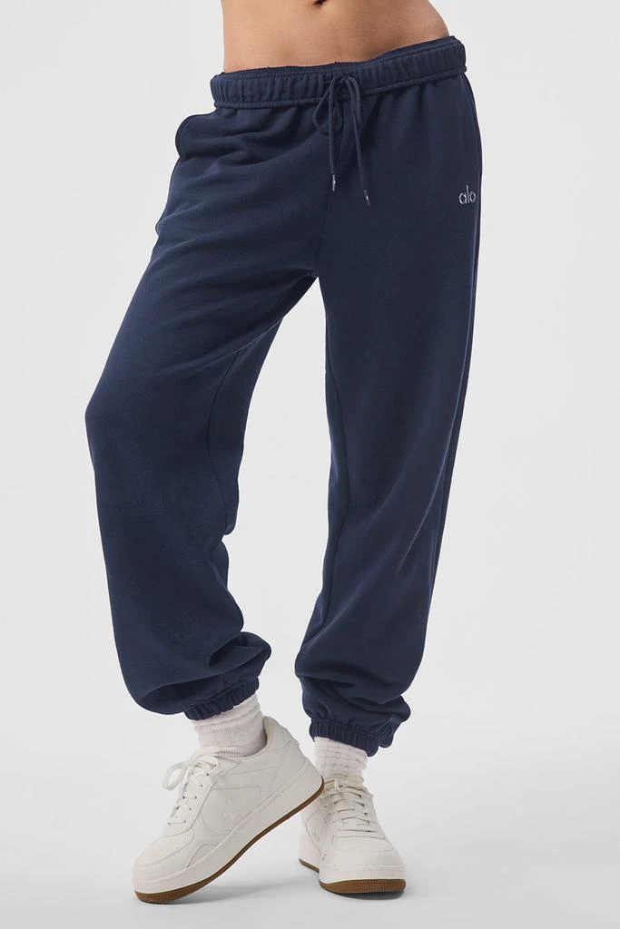 商品Alo|Accolade Sweatpant - Navy,价格¥971,第1张图片