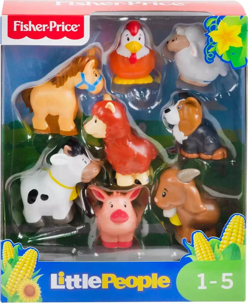 商品Fisher Price|Little People Farm Animal Friends Set,价格¥165,第3张图片详细描述