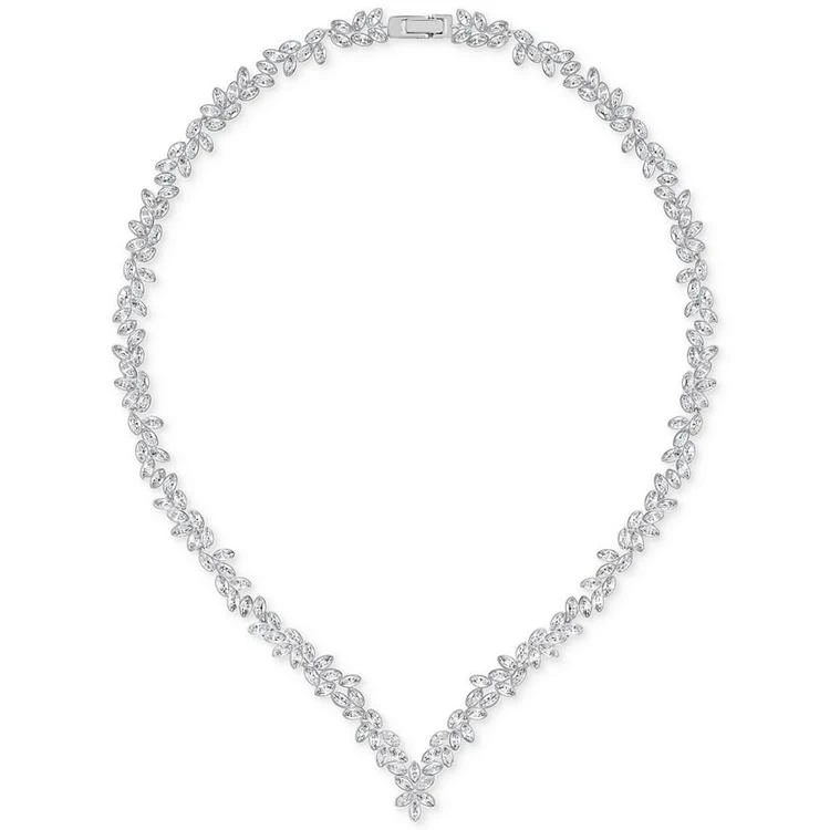 商品Swarovski|16" Silver-Tone Marquise Crystal V-Necklace,价格¥1870,第1张图片