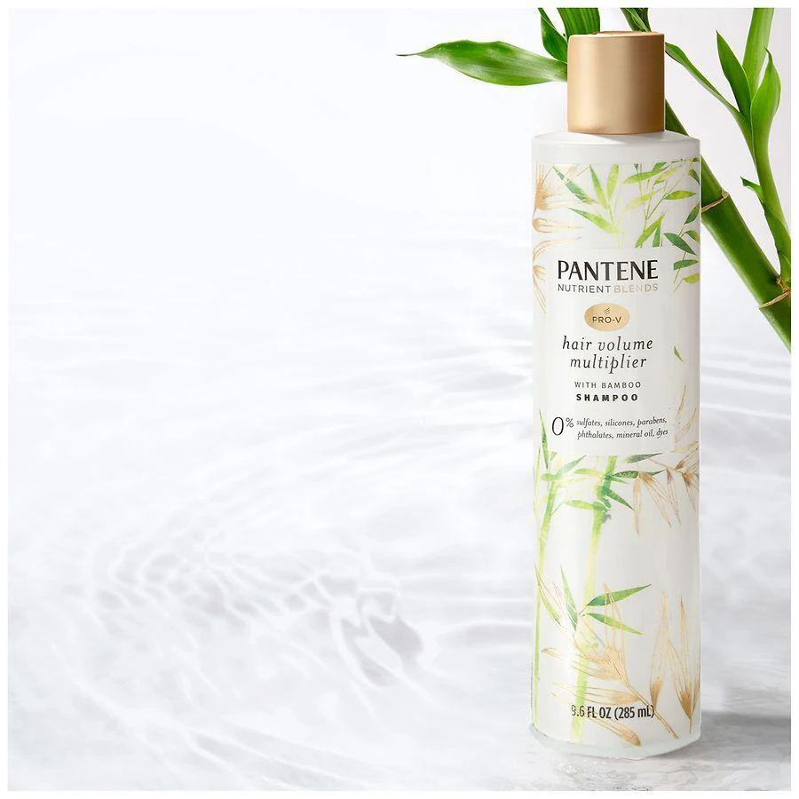 商品Pantene Nutrient Blends|Hair Volume Multiplier Shampoo with Bamboo,价格¥73,第4张图片详细描述