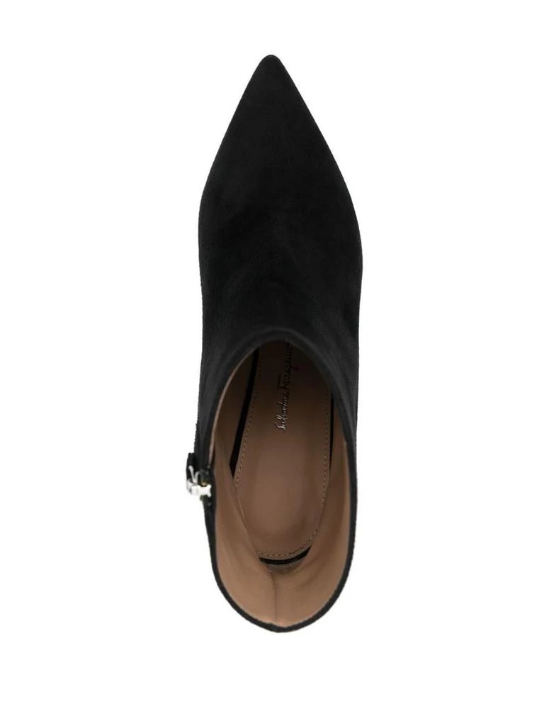 商品Salvatore Ferragamo|SALVATORE FERRAGAMO Leather heel boots,价格¥3919,第4张图片详细描述