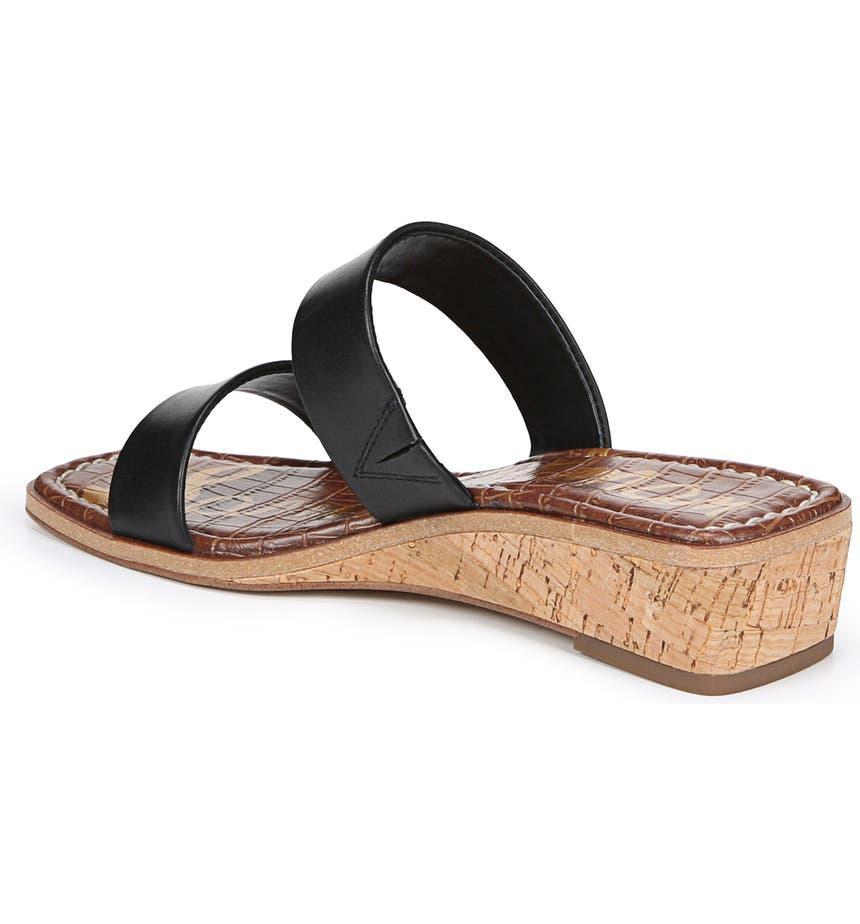 商品Sam Edelman|Vena Wedge Slide Sandal,价格¥370,第4张图片详细描述