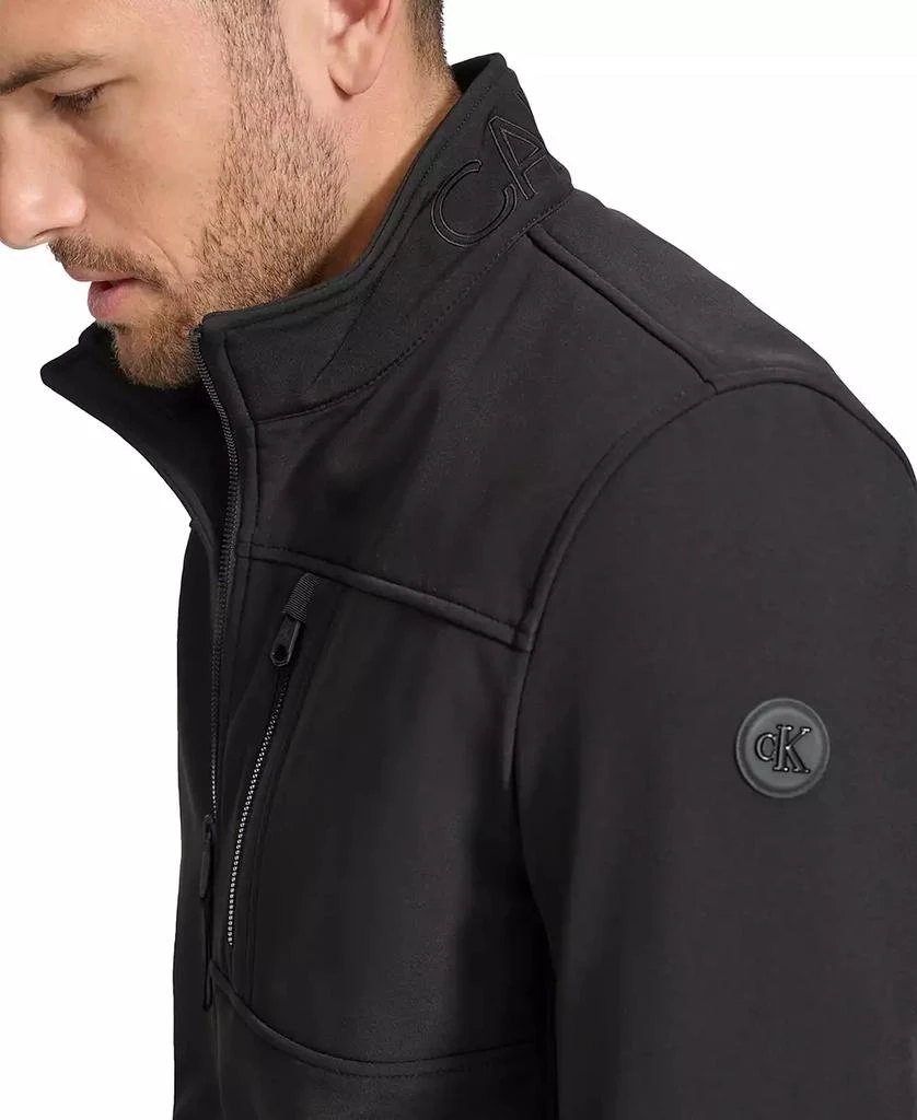 商品Calvin Klein|Men's Infinite Stretch Soft Shell Jacket,价格¥395,第4张图片详细描述