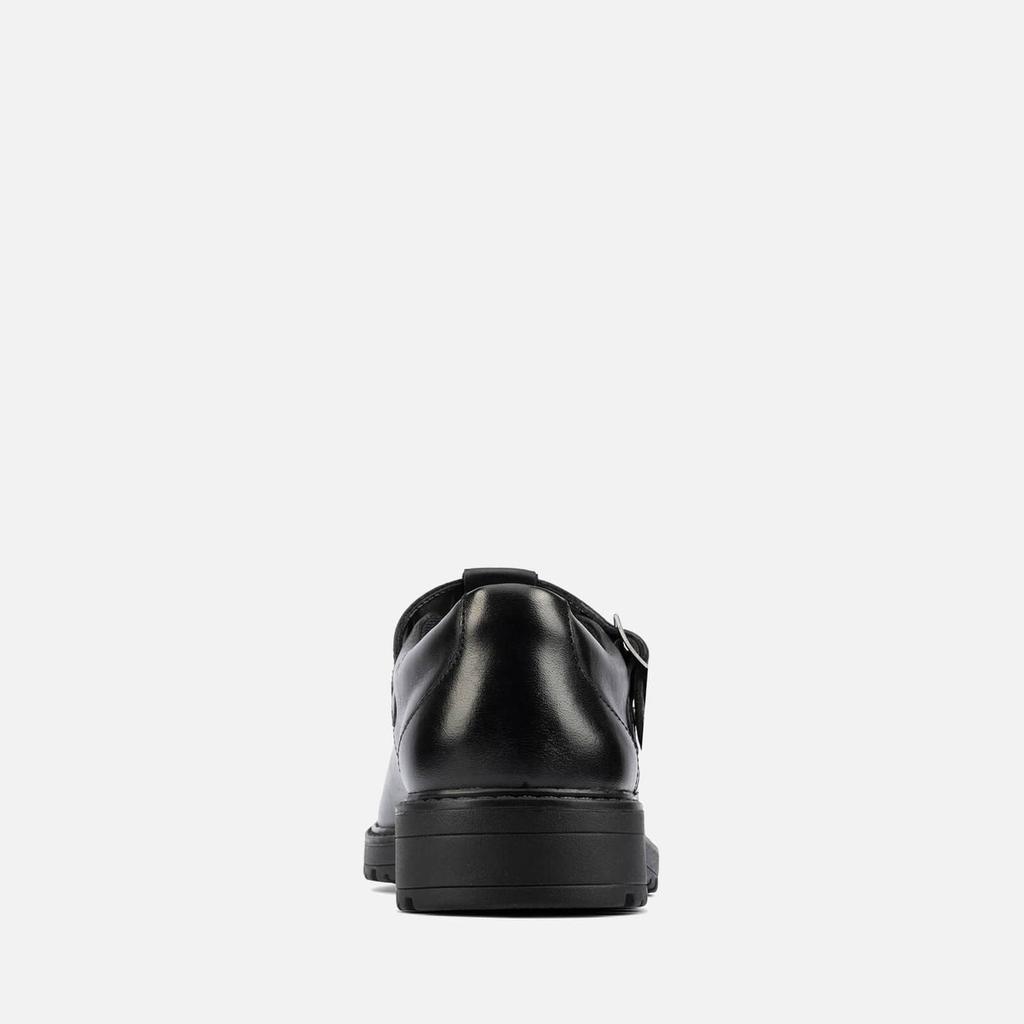 Clarks Youth Dempster Bar School Shoes - Black Leather商品第6张图片规格展示