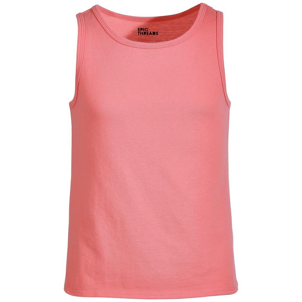 商品Epic Threads|Little Girls Solid Basic Tank Top, Created for Macy's,价格¥15,第1张图片