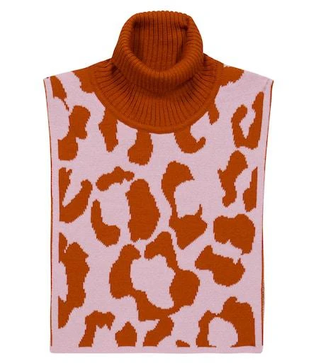 商品Paade Mode|Intarsia-knit wool-blend shawl,价格¥352,第1张图片