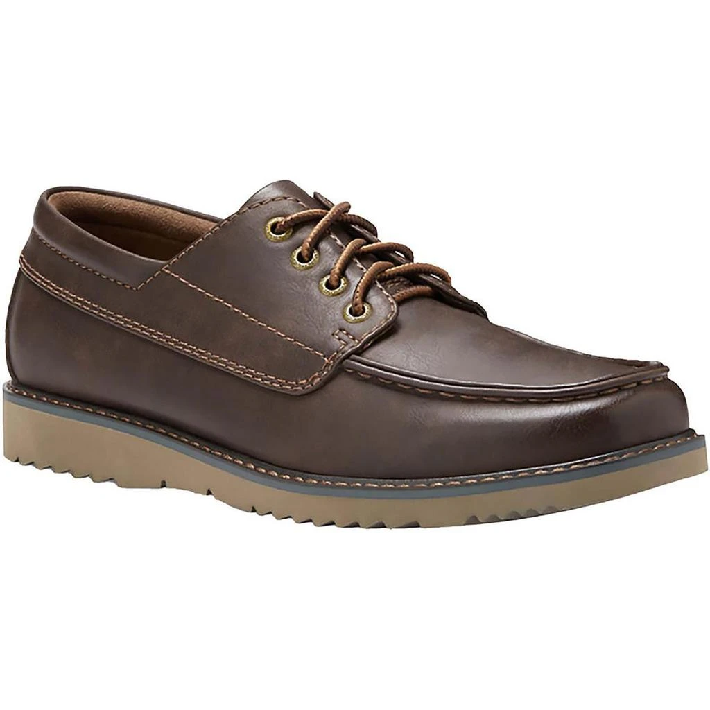 商品Eastland|Eastland Mens Jed Faux Leather Moc Toe Oxfords,价格¥360,第1张图片详细描述