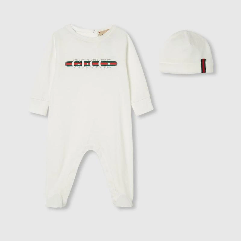 商品【商品预售7天】 Gucci|Gucci 男婴新生儿礼盒 793521XJGPI9214 白色,价格¥2199,第1张图片