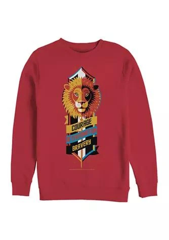 商品Harry Potter|Harry Potter Courage Determination Bravery Crew Fleece Graphic Sweatshirt,价格¥338,第1张图片