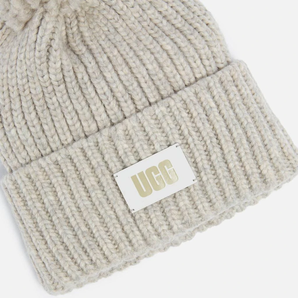 商品UGG|UGG Airy Pom-Pom Rib-Knitted Beanie,价格¥548,第3张图片详细描述