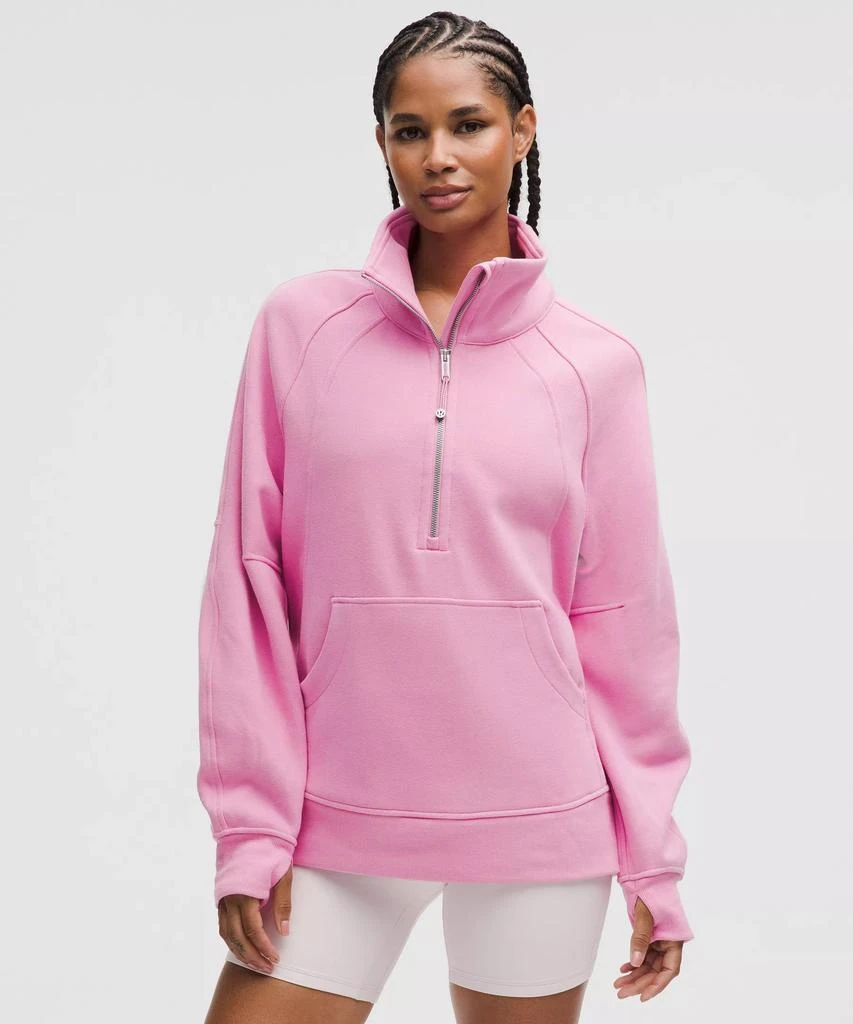 Scuba Oversized Funnel-Neck Half Zip *Long 商品