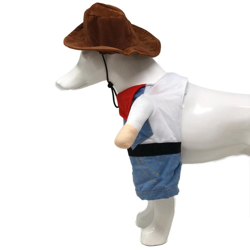 商品Pet Life|'Rodeo Bones' Cowboy Pet Dog Costume Uniform,价格¥278,第2张图片详细描述