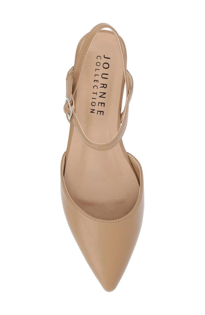 商品Journee Collection|Martine SuperNatural Shades Slingback Flat,价格¥424,第5张图片详细描述