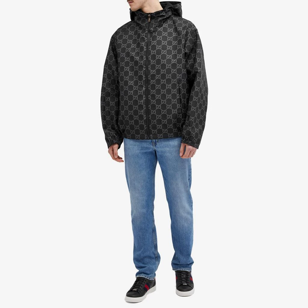 商品Gucci|Gucci Interlocking Logo Ripstop Jacket,价格¥20164,第4张图片详细描述