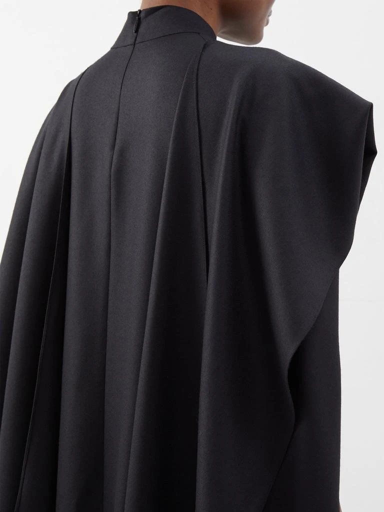 商品The Row|Andromeda draped wool-canvas gown,价格¥6366,第3张图片详细描述