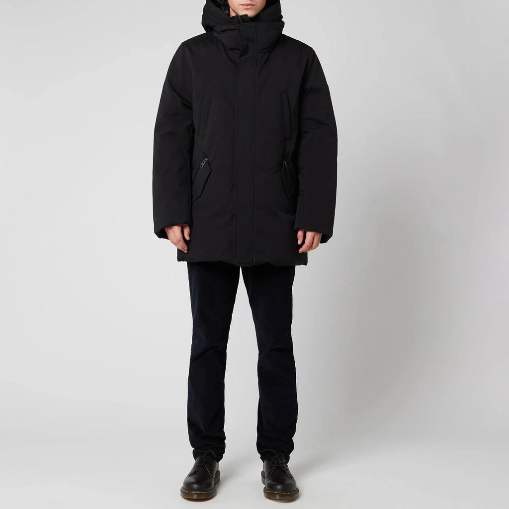 商品Mackage|Mackage Men's Edward Down Coat With Removable Hooded Bib - Black,价格¥5251,第3张图片详细描述
