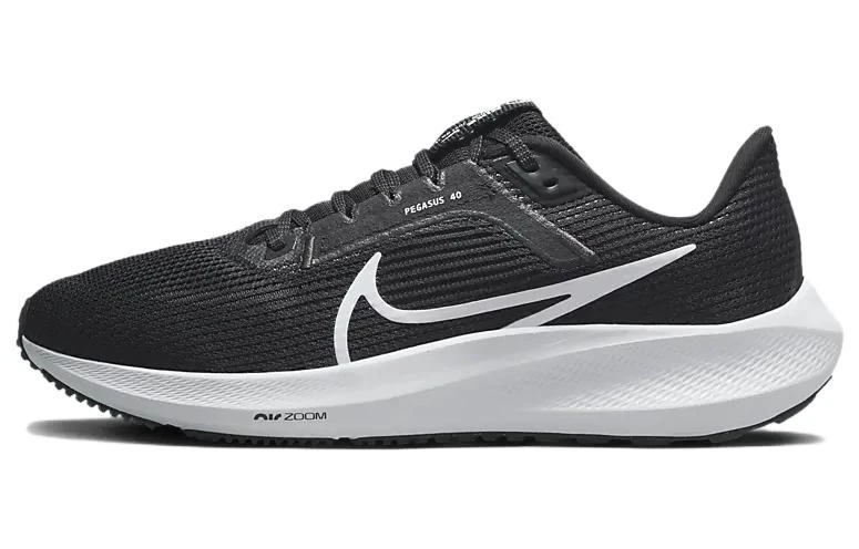 商品[国内直发] NIKE|Air Zoom Pegasus 40 轻便舒适耐磨透气 低帮 休闲训练跑步鞋 女款 黑白,价格¥433,第1张图片