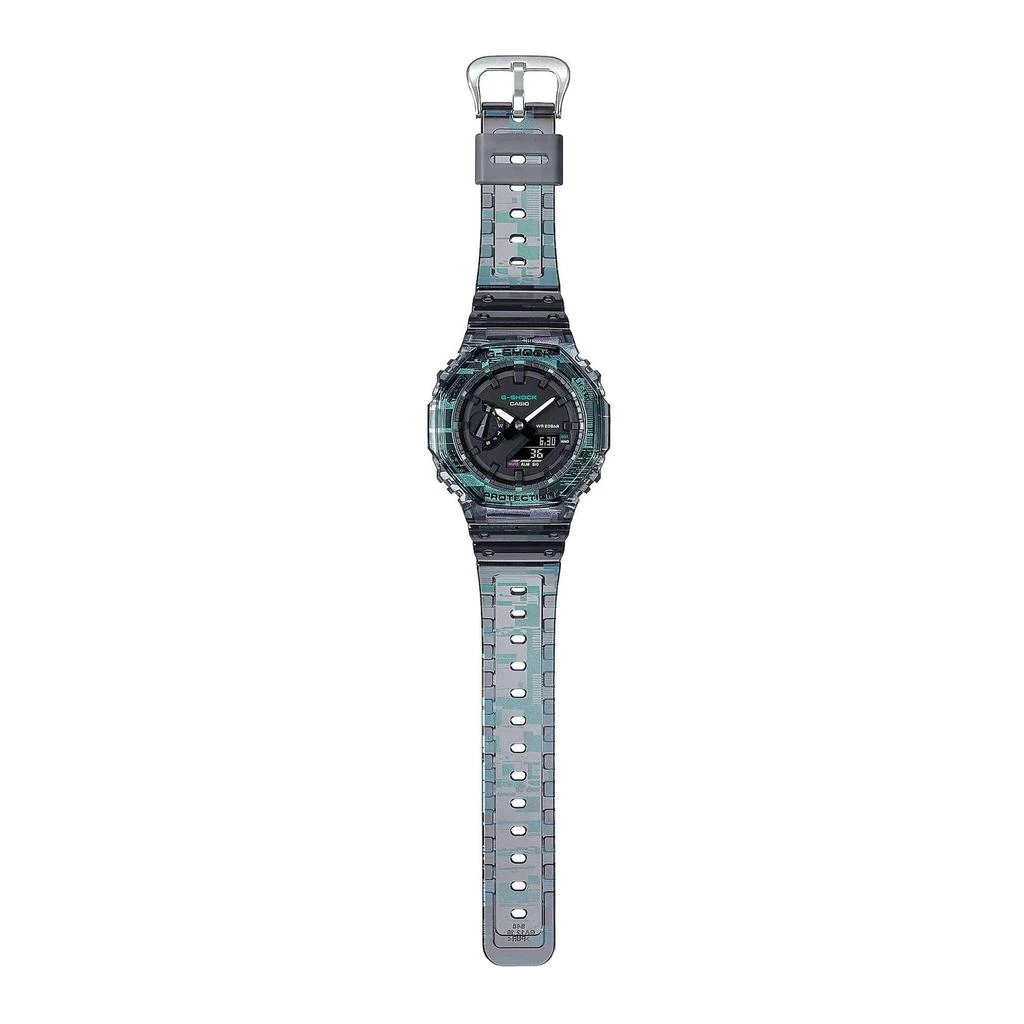 商品Casio|Casio Men's Watch - 2100 World Timer Black Analog Digital Dial Strap | GA2100NN-1A,价格¥727,第2张图片详细描述