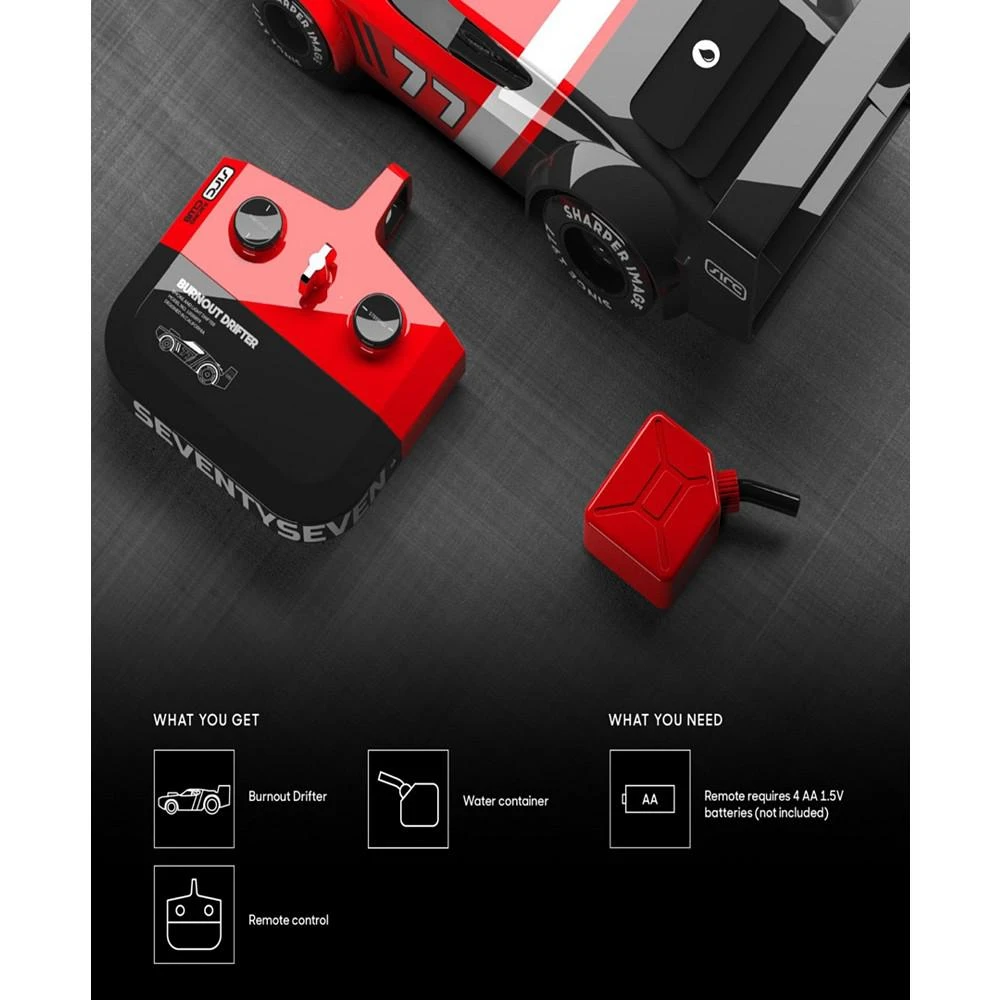 商品Sharper Image|Night Riders Wireless Remote-Control Drifting Race Car with LED Lights and Smoking Tires,价格¥150,第5张图片详细描述