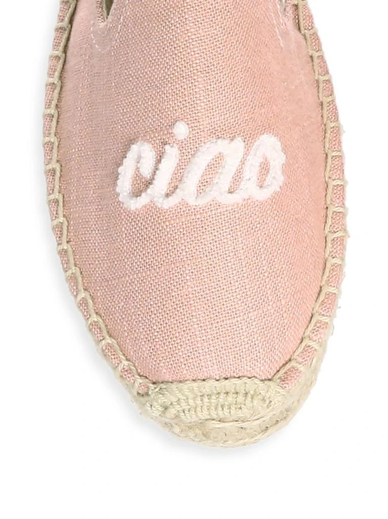 商品Soludos|Ciao Bella Smoking Espadrilles 草编底平底鞋,价格¥265,第4张图片详细描述