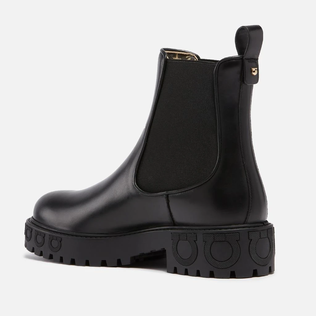 商品Salvatore Ferragamo|Salvatore Ferragamo Women's Varsi Chelsea Boots - Nero,价格¥2058,第2张图片详细描述