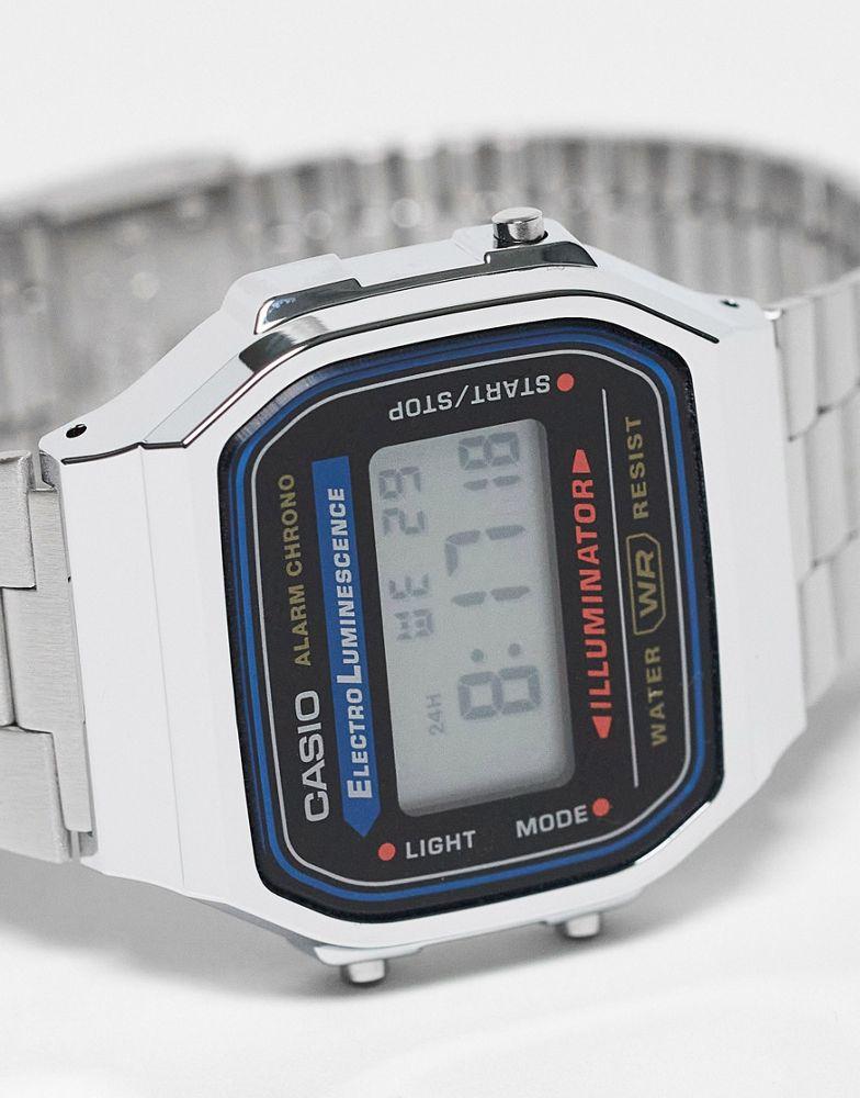 Casio A168WA-1YES digital bracelet watch商品第3张图片规格展示