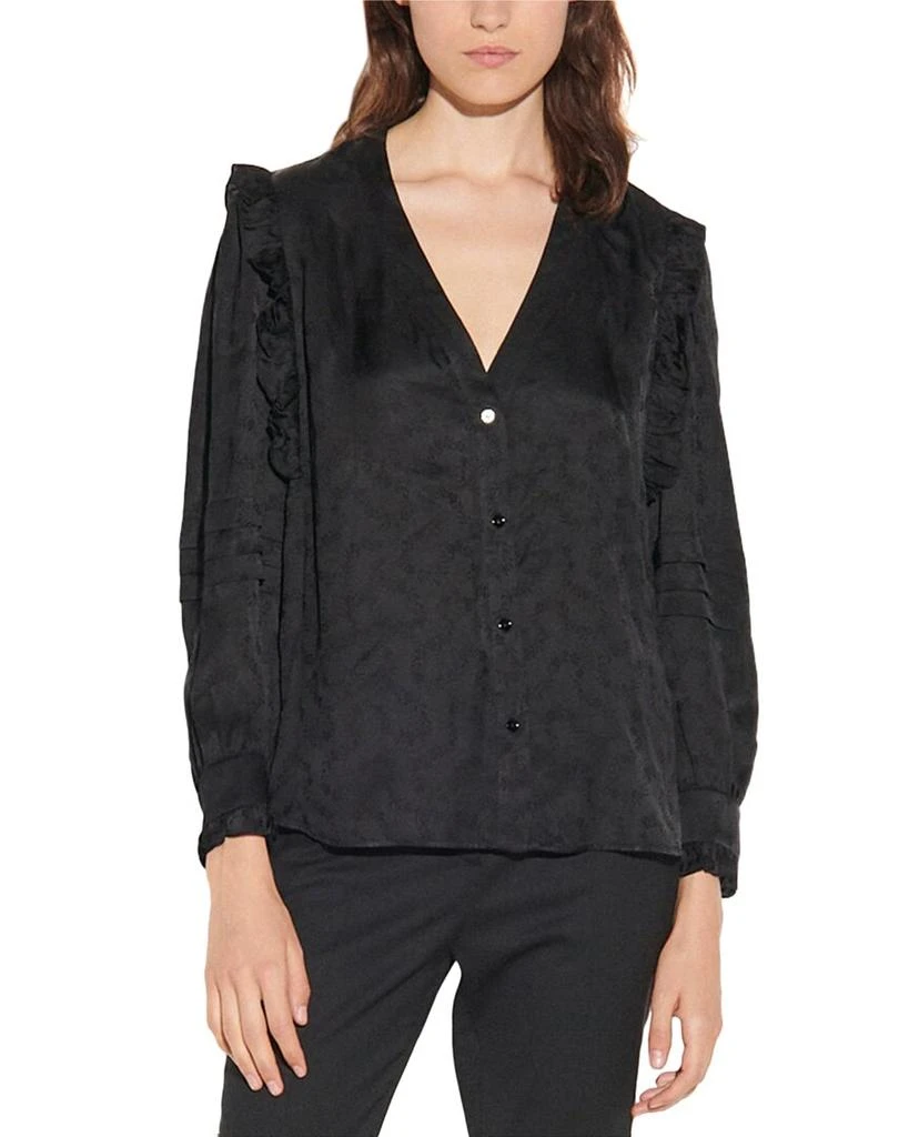 商品Sandro|Sandro Blouse,价格¥614,第1张图片