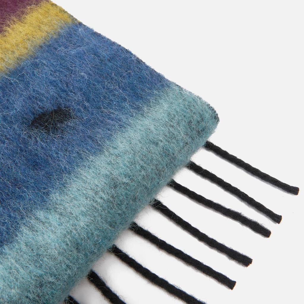 PS Paul Smith Stripe Logo Wool-Blend Scarf商品第3张图片规格展示
