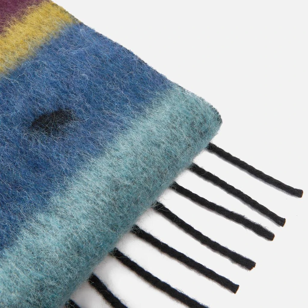 商品The Hut|PS Paul Smith Stripe Logo Wool-Blend Scarf,价格¥568,第3张图片详细描述