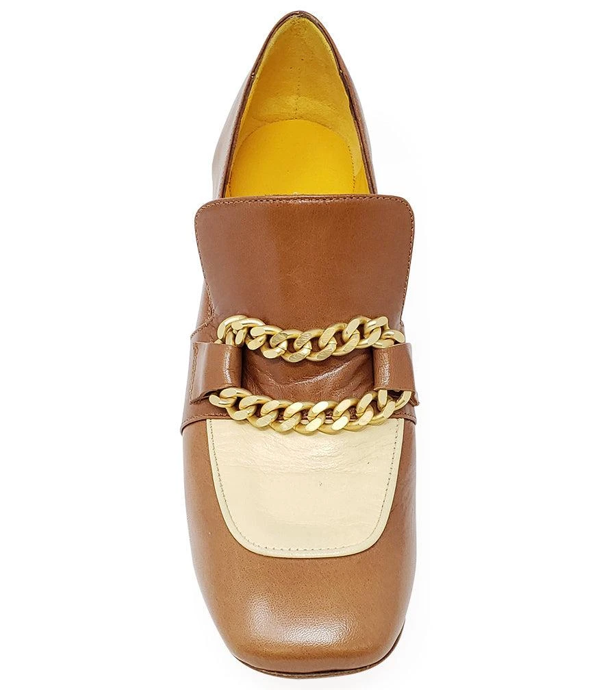 商品MADISON MAISON|Madison Maison™ Perla Loafer Tan/Cream By Mara Bini,价格¥4185,第3张图片详细描述