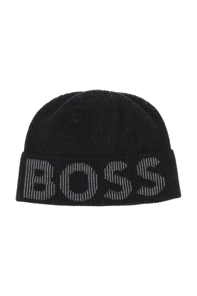 商品Hugo Boss|lamico logo beanie,价格¥115,第1张图片