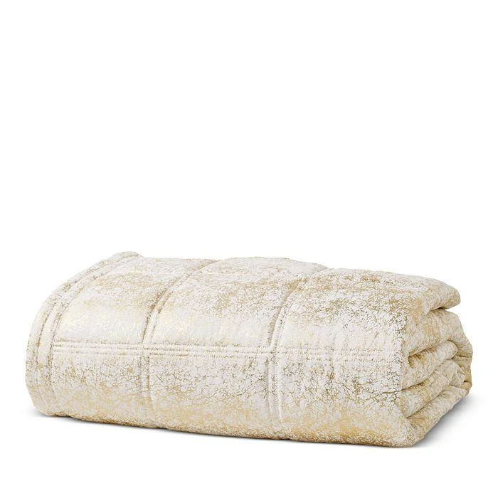 商品Michael Aram|Quilted Metallic Textured Coverlet, Full/Queen,价格¥1794,第2张图片详细描述