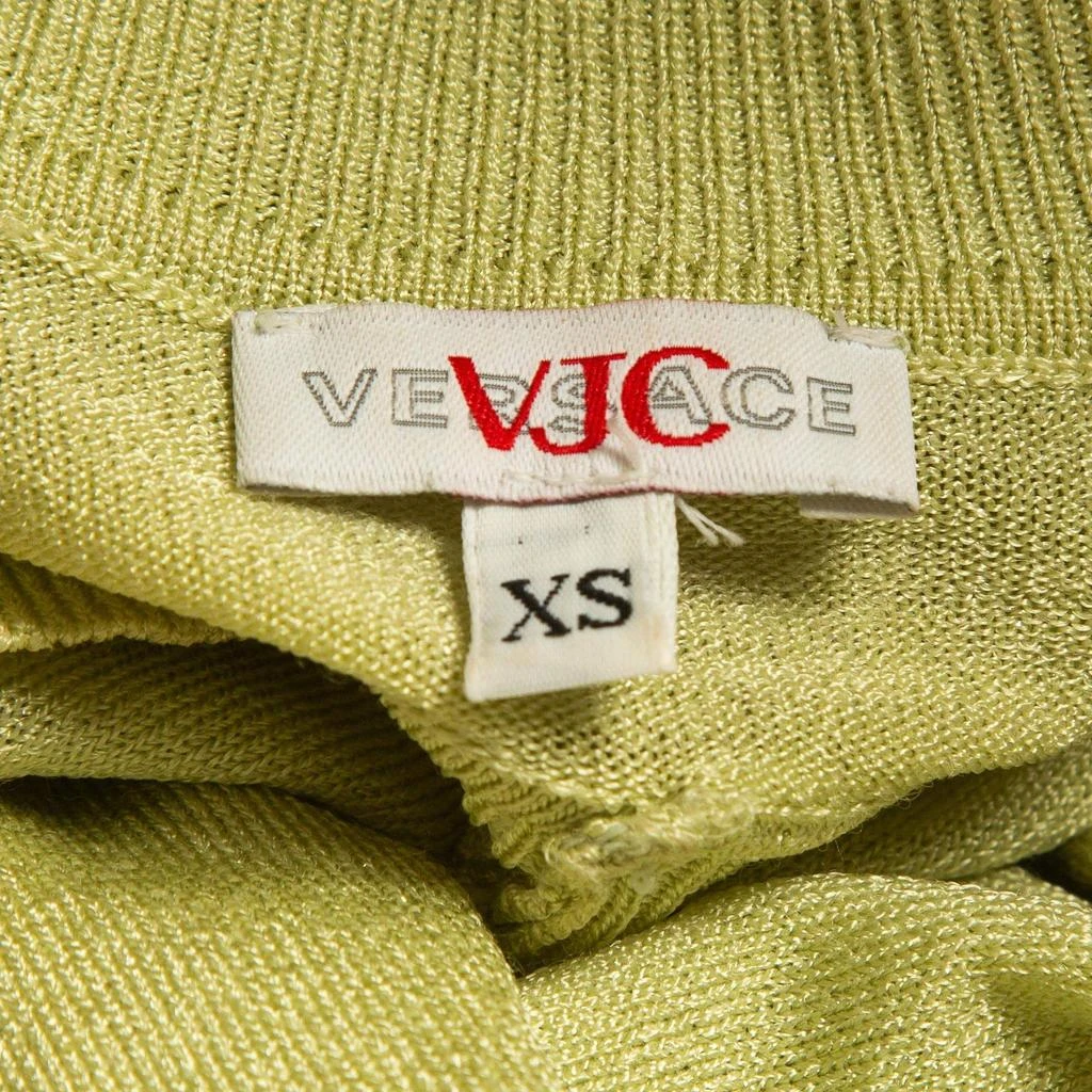 商品[二手商品] Versace|Versace Jeans Couture Lime Green Knit Back Open Sweatshirt XS,价格¥1117,第5张图片详细描述