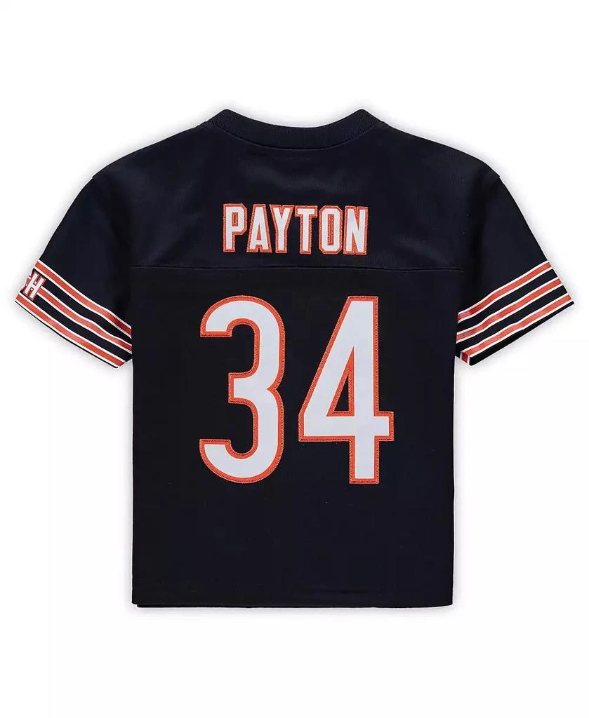 商品Mitchell & Ness|Toddler Boys and Girls Walter Payton Navy Chicago Bears 1985 Retired Legacy Jersey,价格¥459,第4张图片详细描述