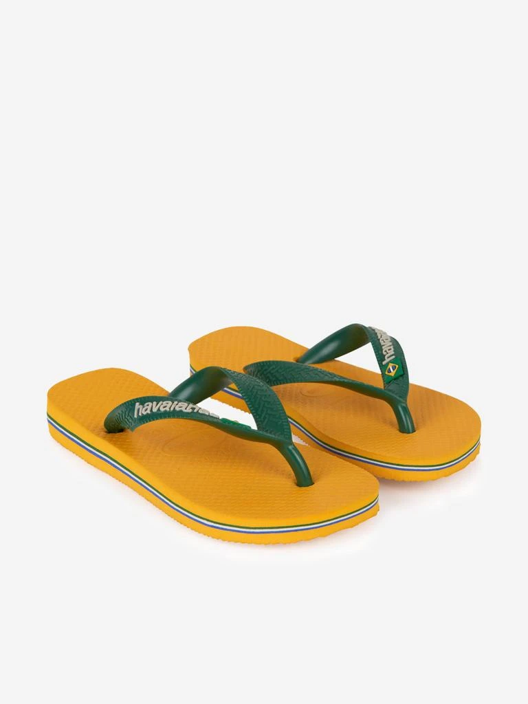 商品Havaianas|Boys Brazil Logo Flip Flops,价格¥97,第1张图片