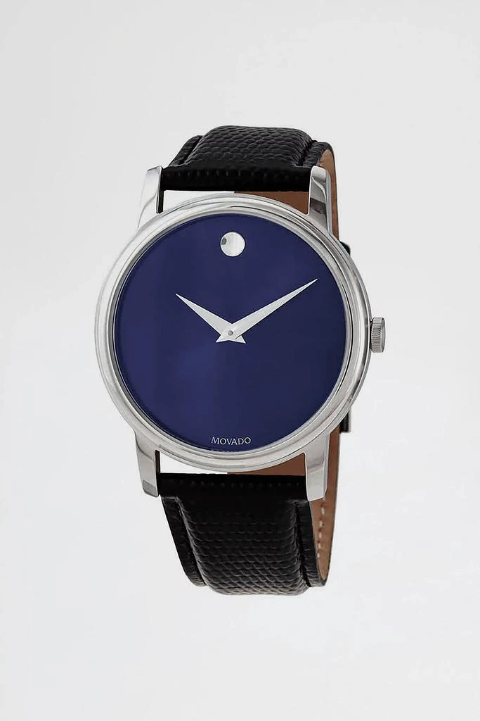 商品Movado|Movado Museum Blue Dial Men's Watch 2100009,价格¥2219,第1张图片
