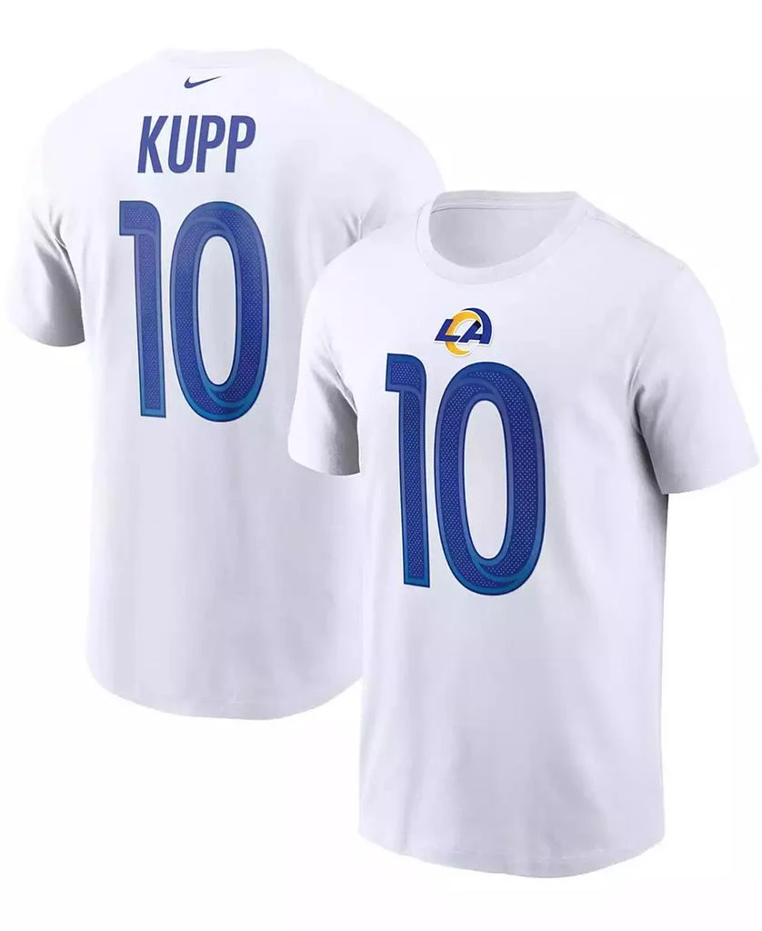 商品NIKE|Men's Cooper Kupp White Los Angeles Rams Name and Number T-shirt,价格¥305,第1张图片