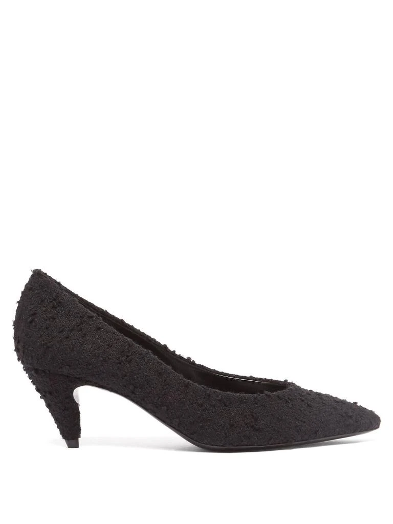 商品Yves Saint Laurent|Loli point-toe bouclé-tweed pumps,价格¥5473,第1张图片