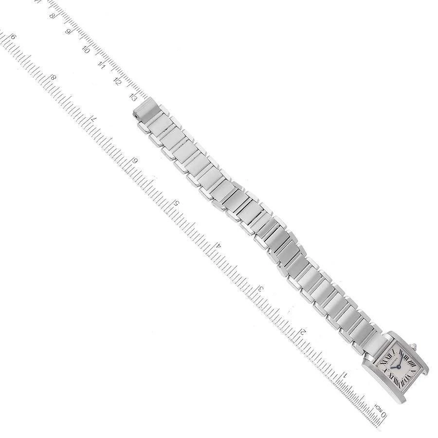 Cartier Tank Francaise Small Silver Dial Steel Ladies Watch W51008Q3 20 x 25 mm 商品