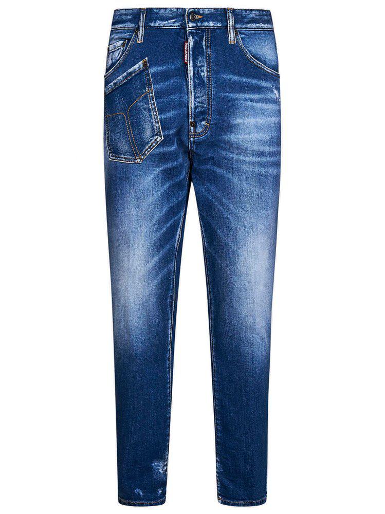 Dsquared2 Long Crotch Distressed Jeans商品第1张图片规格展示