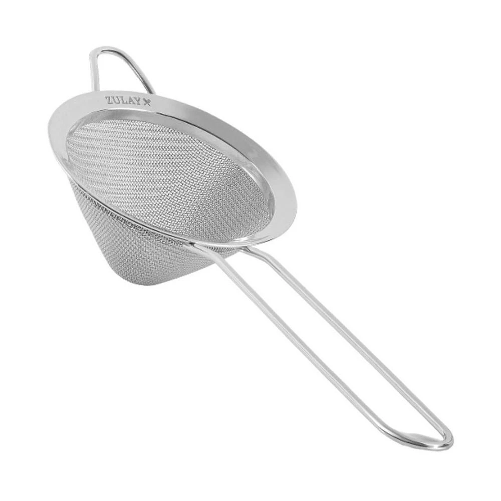 商品Zulay Kitchen|Cone Shaped Cocktail Strainer For Cocktails, Tea Herbs, Coffee & Drinks,价格¥72,第1张图片