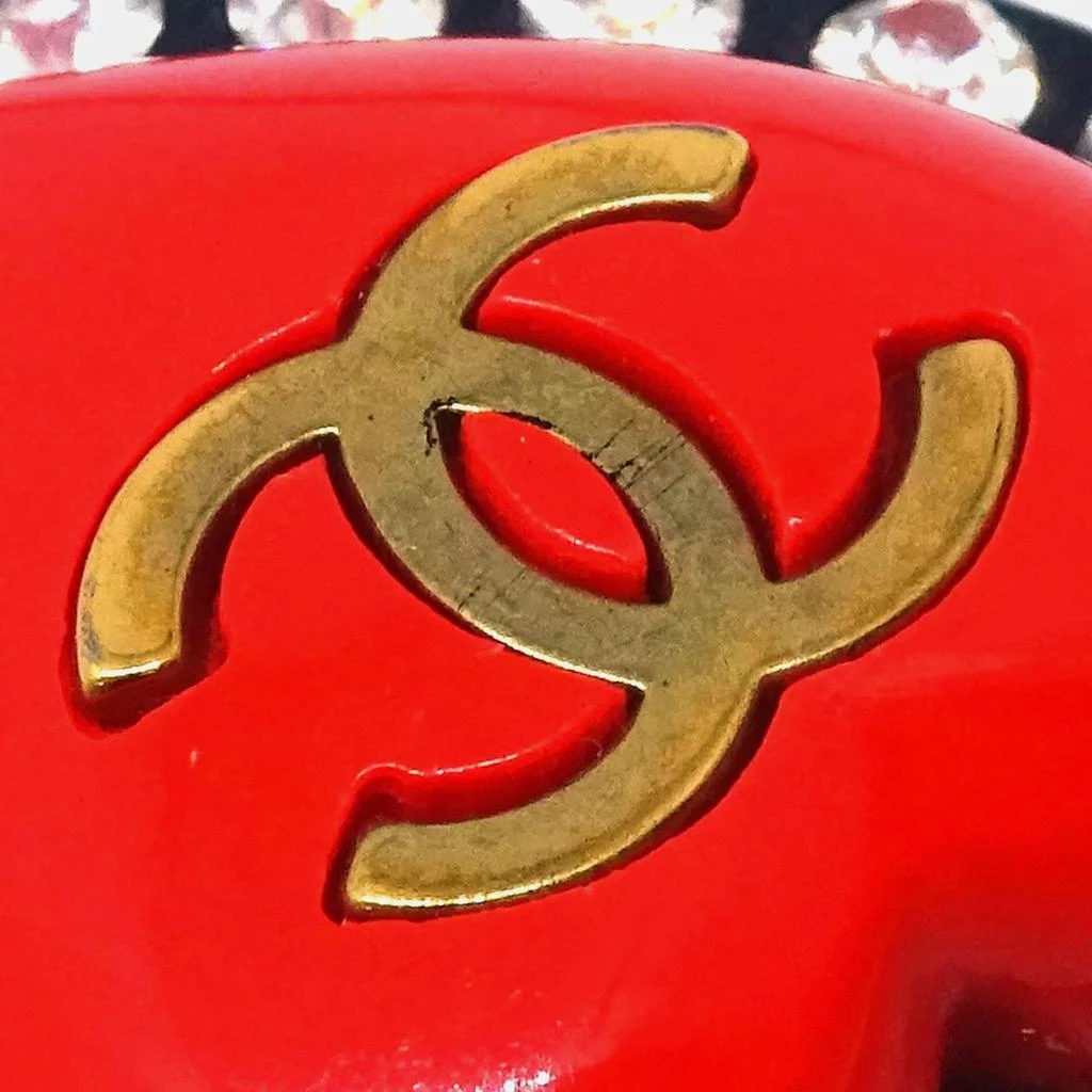 商品[二手商品] Chanel|Chanel Heart Rhinestone Clip-On Earrings,价格¥30915,第3张图片详细描述