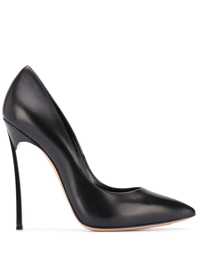 商品CASADEI|Casadei Womens Black Leather Pumps,价格¥5916,第1张图片