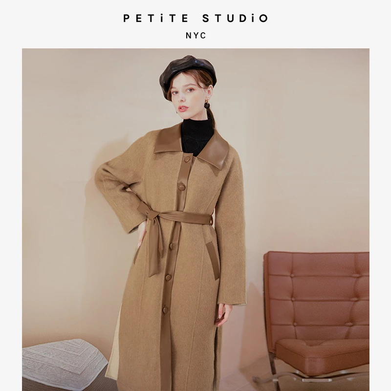 Delphine驼色高级感气质长款优雅羊毛大衣 | Delphine Wool Coat - Camel 商品