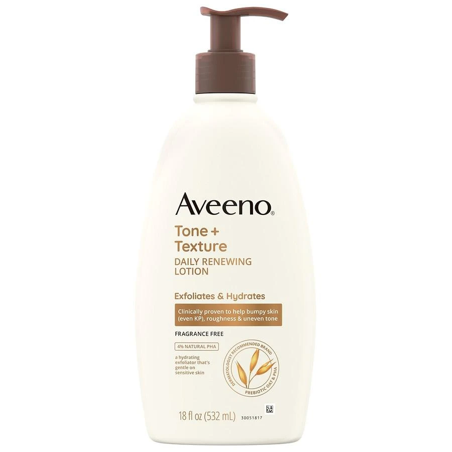 商品Aveeno|Tone + Texture Daily Renewing Lotion, Sensitive Skin,价格¥119,第1张图片